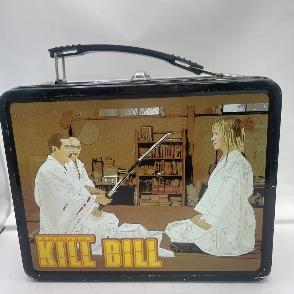 VINTAGE KILL BILL LUNCHBOX w/ THERMOS! NECA! 2004 - Picture 2 of 7